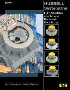 WD-SystemOne 4" Recessed Adjustable Floor Box Brochure