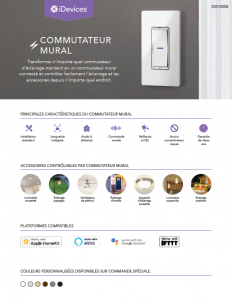 WD - iDevices-Wall Switch - French