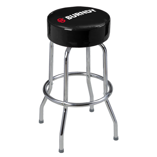 Burndy branded bar stool