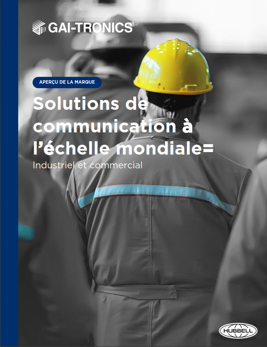 GAI-TRONICS Brand Overview Brochure - FR